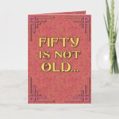 50はまだまだ若い カード (正面)