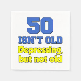 50は古くはない、憂鬱だが古くはない スタンダードカクテルナプキン