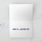 50は悲しくないの悪い–51ああ男の子!!!カード カード (内部)