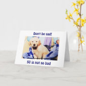 50は悲しくないの悪い–51ああ男の子!!!カード カード (黄色い花)