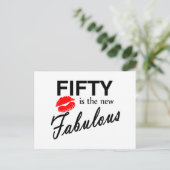 50は新しい素晴らしい ポストカード (スタンド正面)