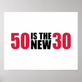 50は新しい30歳の誕生日 ポスター (正面)