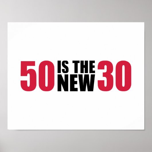 50は新しい30歳の誕生日 ポスター (正面)