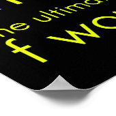 50は私の究極の言葉おもしろい50歳の誕生日 ポスター (角)