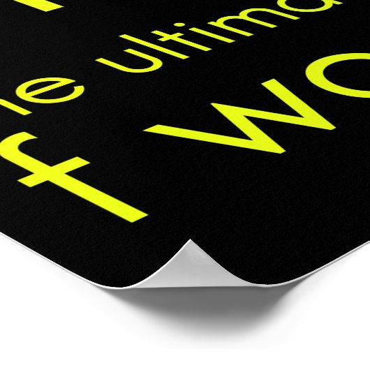 50は私の究極の言葉おもしろい50歳の誕生日 ポスター (角)