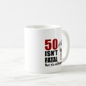 50は致命的ではないが、まだ古い死神 コーヒーマグカップ (正面右)