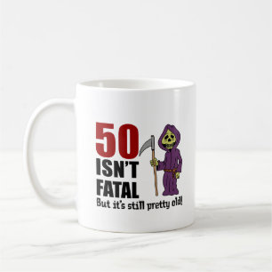 50は致命的ではないが、まだ古い死神 コーヒーマグカップ