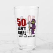 50は致命的ではないが、まだ古い死神 タンブラーグラス (正面)