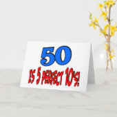 50は5完全な10sはです(青い) カード (黄色い花)