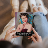 50はF爆弾のレトロおもしろい誕生日 カード