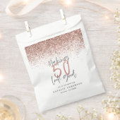 50を良いバラ金ゴールドグリッター党の好意に見せる フェイバーバッグ (クリップ留めされた状態)