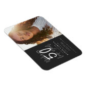 50を良い写真の誕生日の招待状に見せる マグネット (右側)