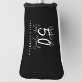 50を良い誕生祝い  ゴルフヘッドカバー (回転90)