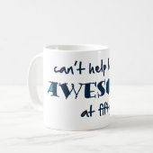 50を見救済てい素晴らしけない コーヒーマグカップ (正面左)