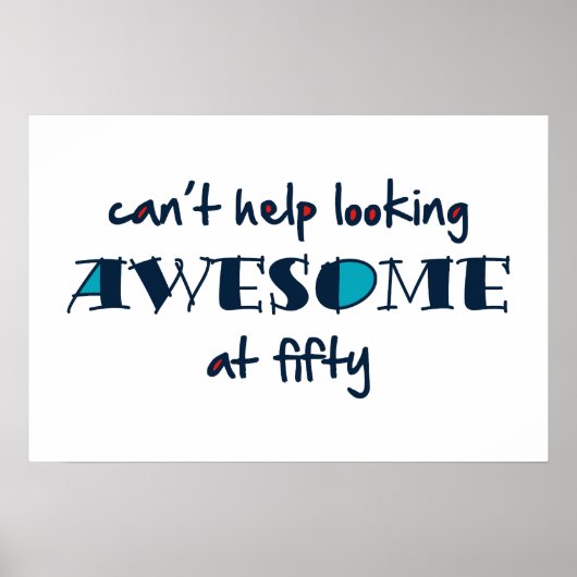 50を見救済てい素晴らしけない ポスター (正面)