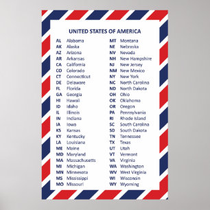 50アメリカ合衆国ポスター ポスター