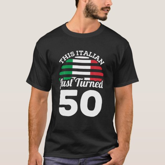 50イイタリアンタリア50誕生日Ga Tシャツ (正面)