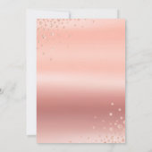 50エレガント周年記念結婚水カラーグリット 招待状 (裏面)