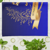 50エレガント周年記念結婚贈り物 キッチンタオル (折り畳み)