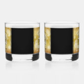 50エレガント周年記念結婚金 ウイスキーグラス (右)