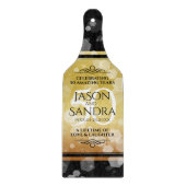 50エレガント周年記念結婚金 カッティングボード (正面)