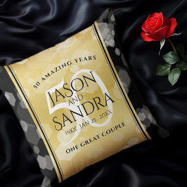 50エレガント周年記念結婚金 クッション