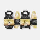 50エレガント周年記念結婚金 フェイバーボックス (折り畳みなし)