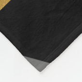 50エレガント周年記念結婚金 フリースブランケット (角)