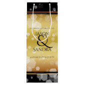 50エレガント周年記念結婚金 ワインギフトバッグ (裏面)