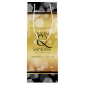 50エレガント周年記念結婚金 ワインギフトバッグ (正面)