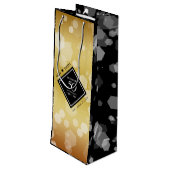 50エレガント周年記念結婚金 ワインギフトバッグ (裏面アングル)