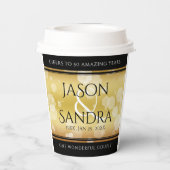 50エレガント周年記念結婚金 紙コップ (裏面)