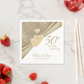 50エレガント周年記念 スタンダードカクテルナプキン (インサイチュ)