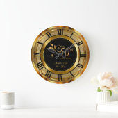 50エレガント周年記念 ラージ壁時計 (ホーム)