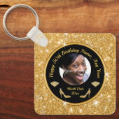50エレガント回目の誕生日パーティー，写真 キーホルダー (正面)