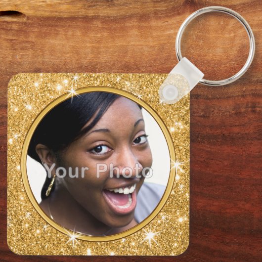 50エレガント回目の誕生日パーティー，写真 キーホルダー (裏面)