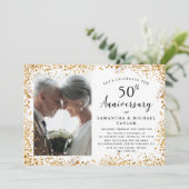 50エレガント年結婚記念 招待状 (スタンド正面)