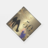 50エレガント年誕生日紙 スタンダードランチョンナプキン (角)