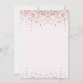 50エレガント歳のフローラ 招待状 (裏面)