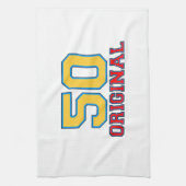 50オリジナル誕生日デザイン キッチンタオル (縦)