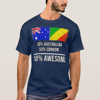 50オーストラリア50コンゴン100素晴らしギフトfor Congo Tシャツ