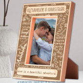 50カスタマイズ言語でレーザー彫刻「LOVE」 レーザー彫刻フレーム