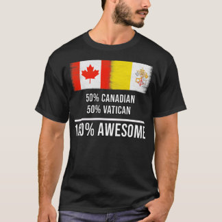 50カナダ50バチカン100 素晴らしギフトfor Vatica Tシャツ