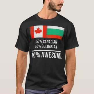 50カナダ50ブルガリア素晴らし新100ブルガリア向けギフト Tシャツ