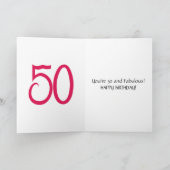 50カードで素晴らしい カード (内部)