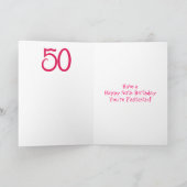 50カードの素晴らしい カード (内部)