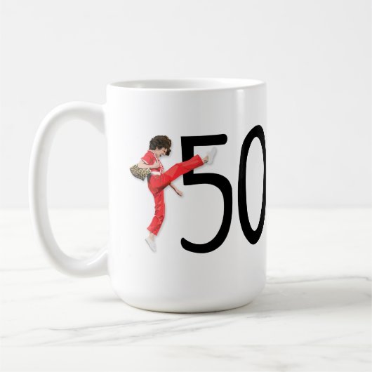 50キック コーヒーマグカップ (左)