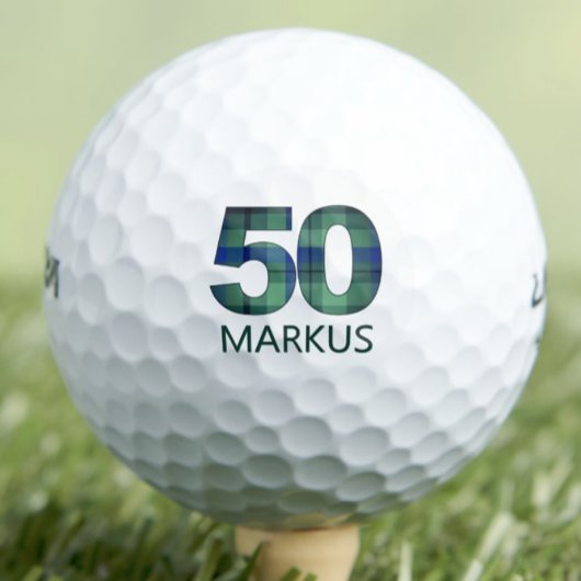 50クール番目の誕生日贈り物 – Blue Green ゴルフボール