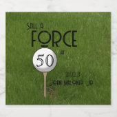 50ゴルフグリーンでまだ力カスタム力 ビールラベル (シングルラベル)