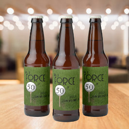 50ゴルフグリーンでまだ力カスタム力 ビールラベル